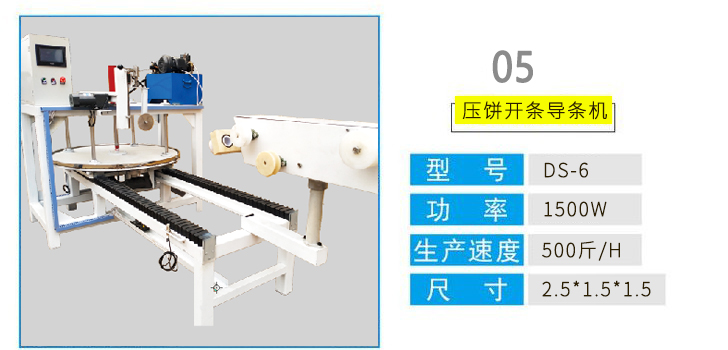  壓餅開條導(dǎo)條機(jī)